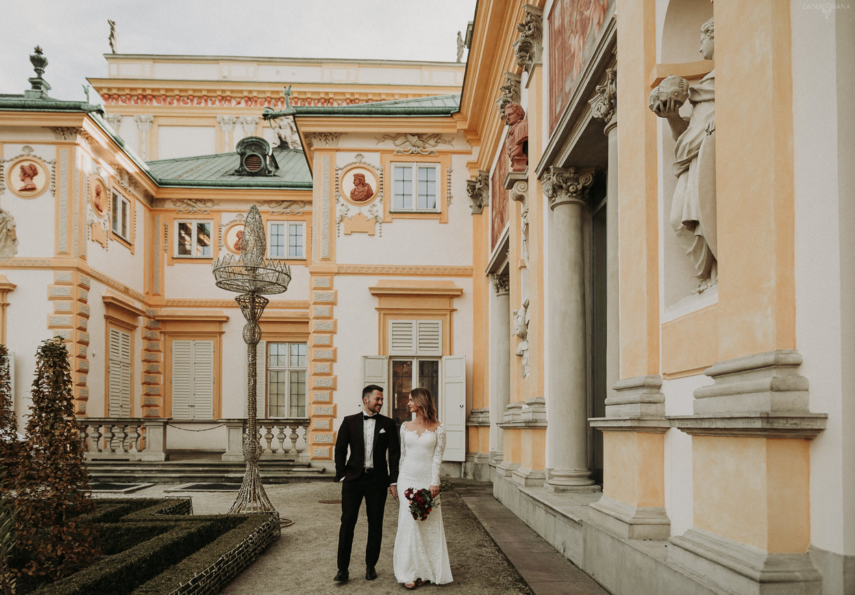 ZAPAROWANA - Fotografia ślubna Warszawa - Jesienna sesja plenerowa ślubna