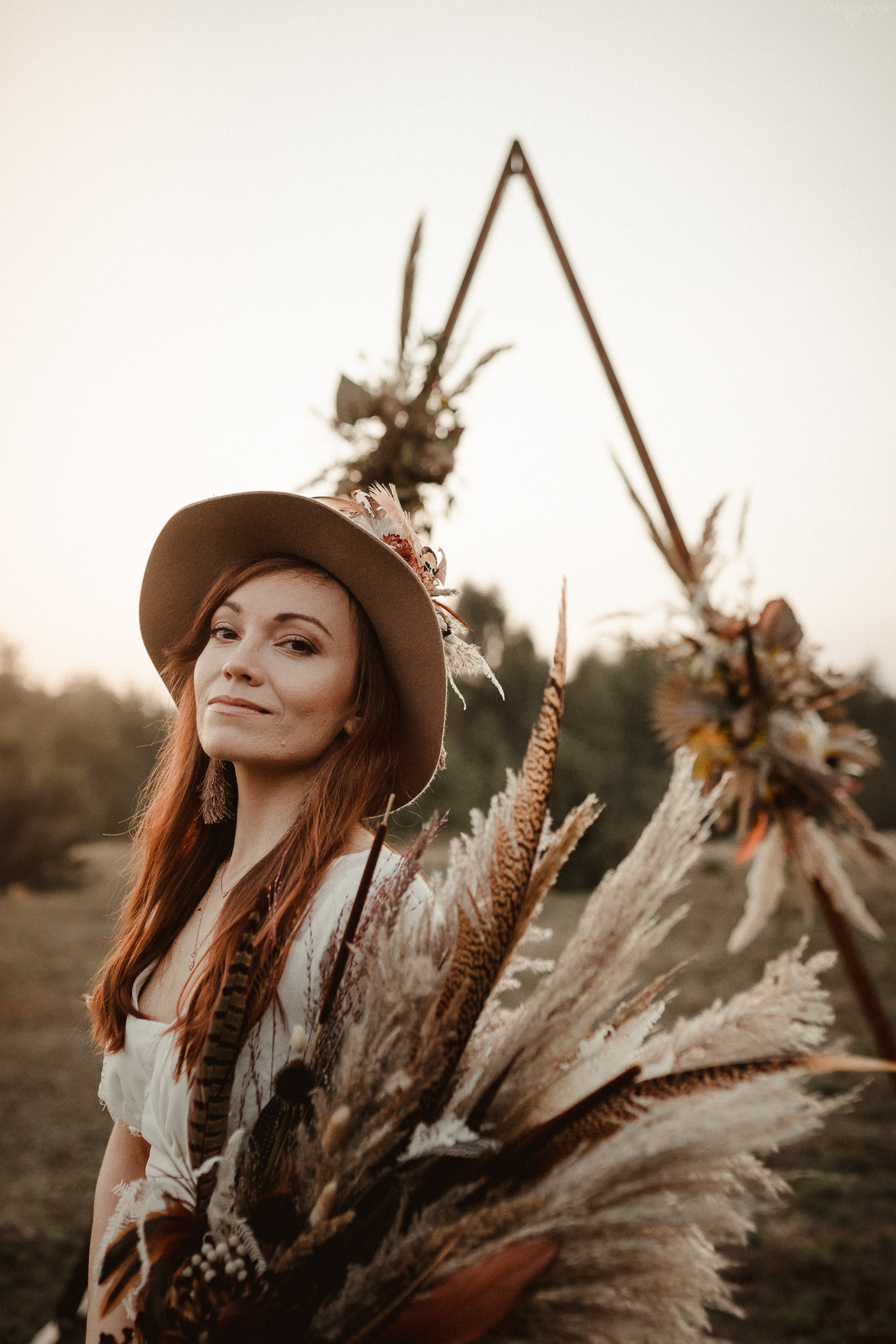 ZAPAROWANA - fotograf ślubny Warszawa - Jesienna plenerowa sesja boho