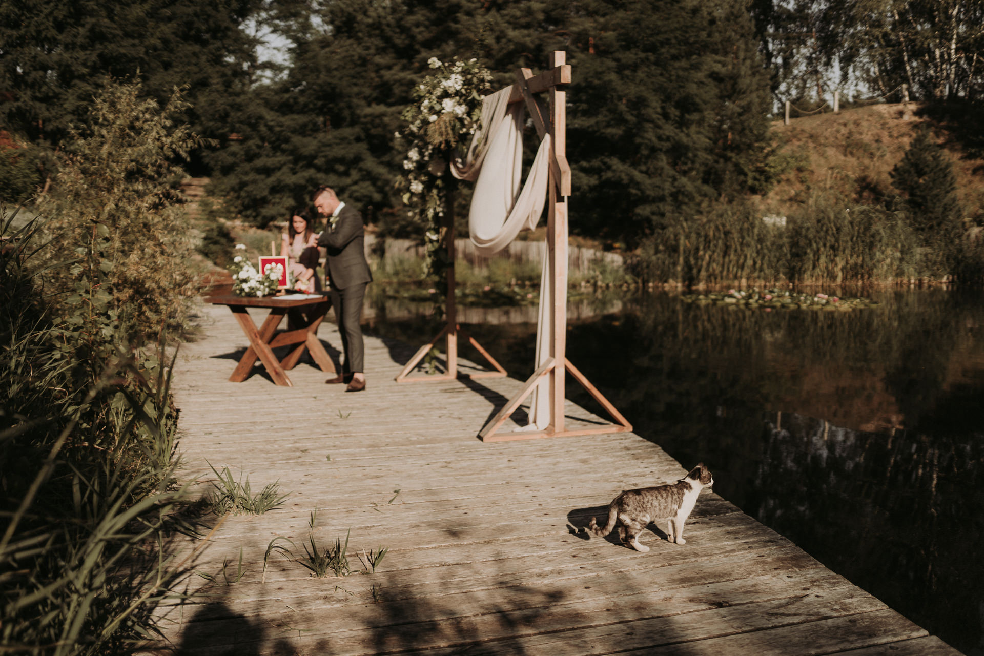 ZAPAROWANA - Fotograf ślubny - Ślub na pomoście W Szczerym Polu