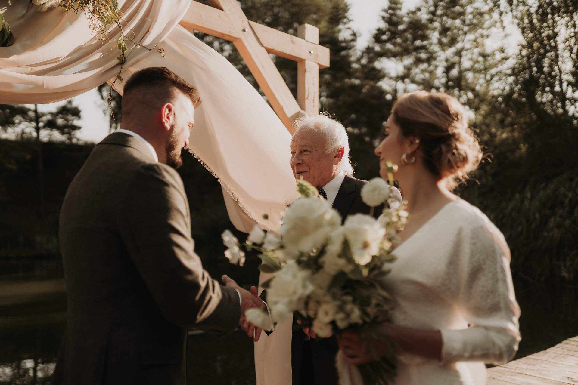 ZAPAROWANA - Fotograf ślubny - Ślub na pomoście W Szczerym Polu