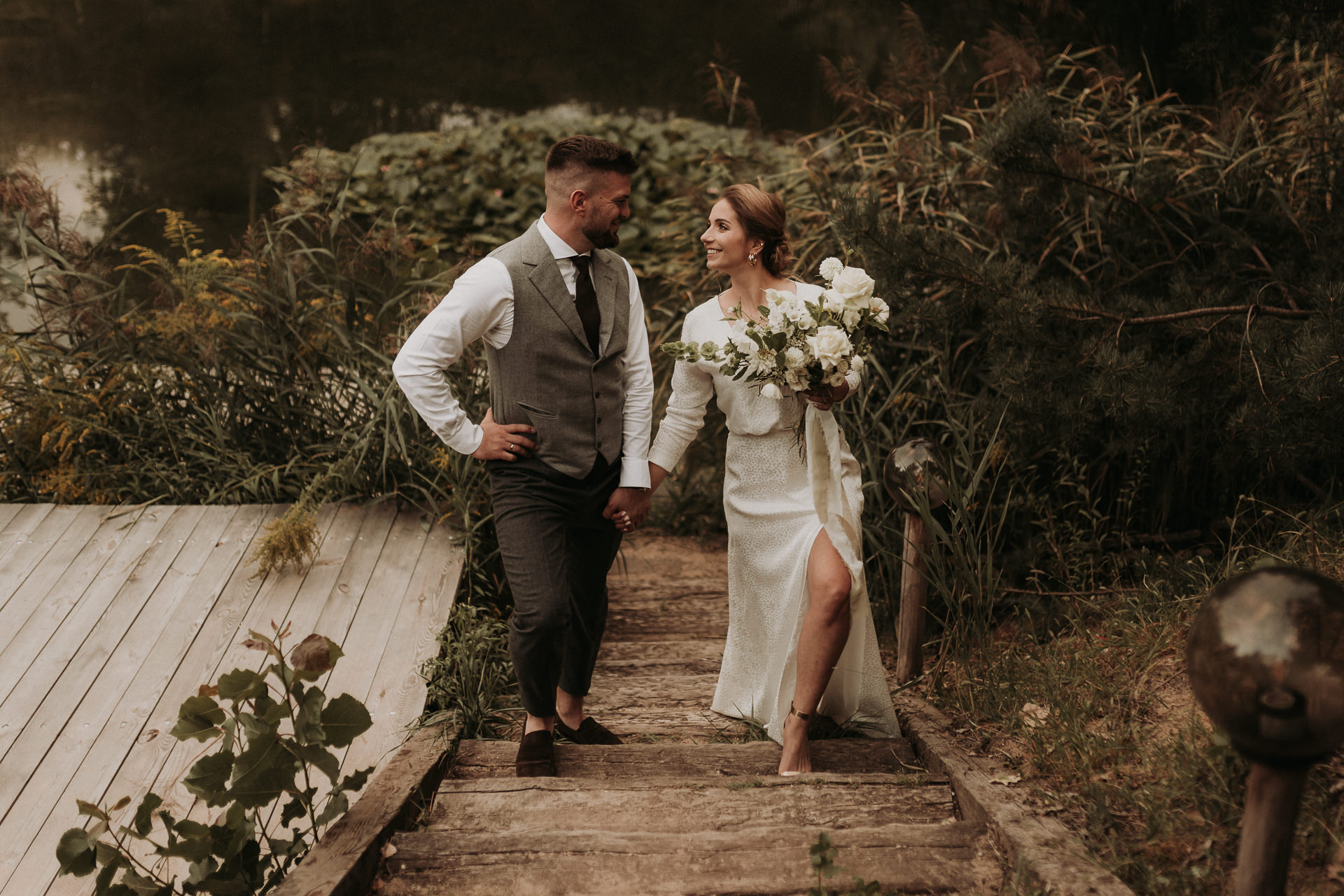 ZAPAROWANA - Fotograf ślubny - Ślub na pomoście W Szczerym Polu