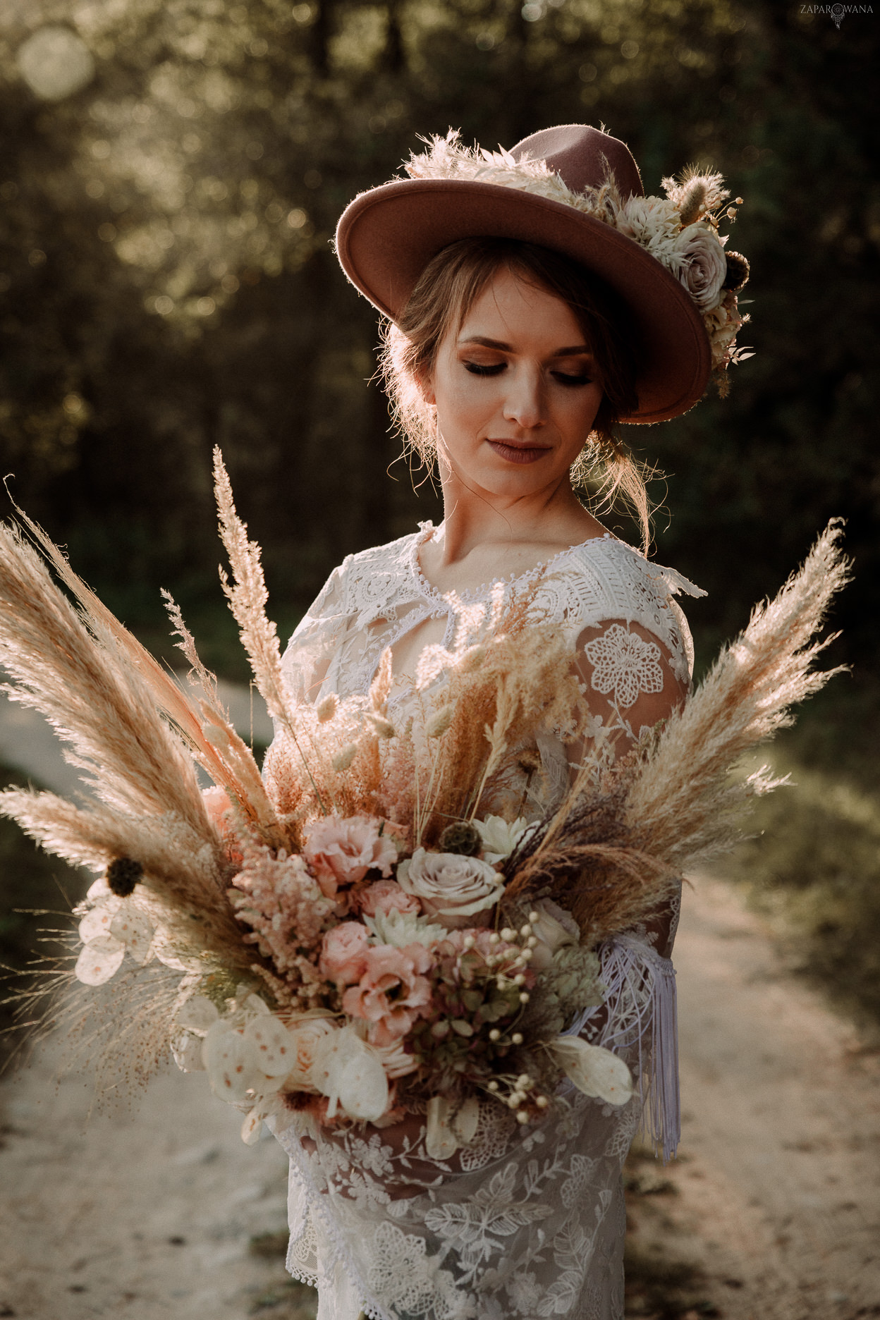 ZAPAROWANA - Fotograf ślubny Warszawa - Sesja plenerowa boho - Dom w Przepitkach