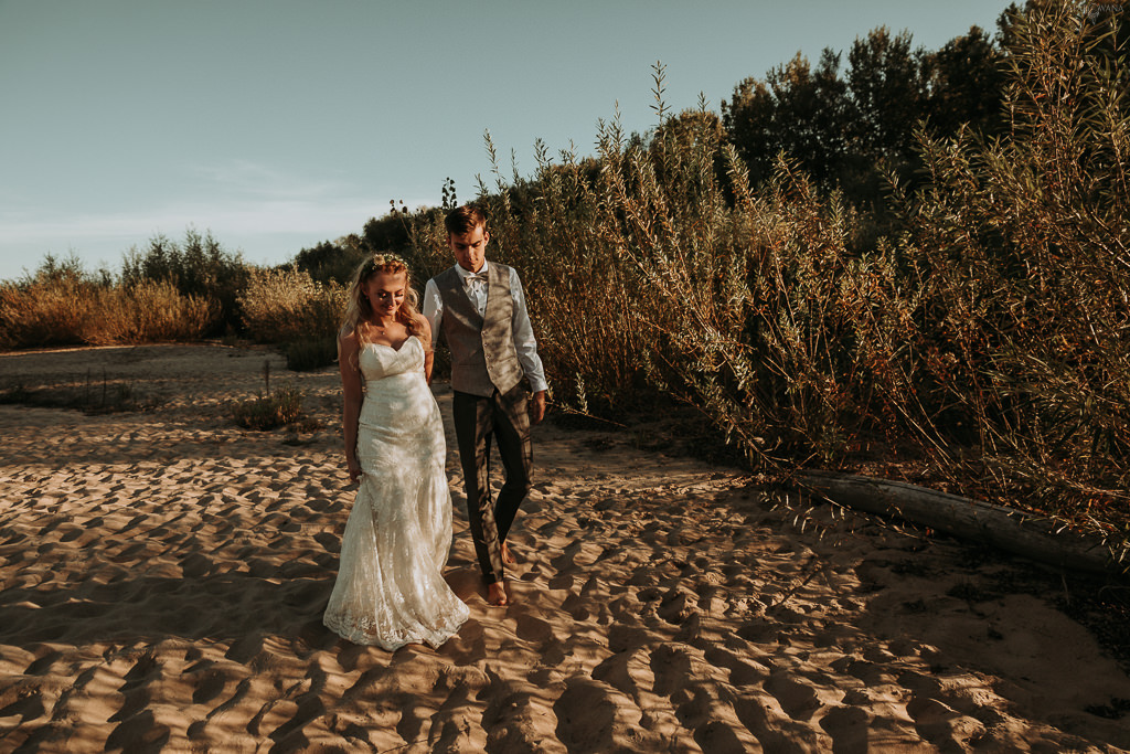 Sesja boho na plaży - ZAPAROWANA - Fotograf ślubny Warszawa