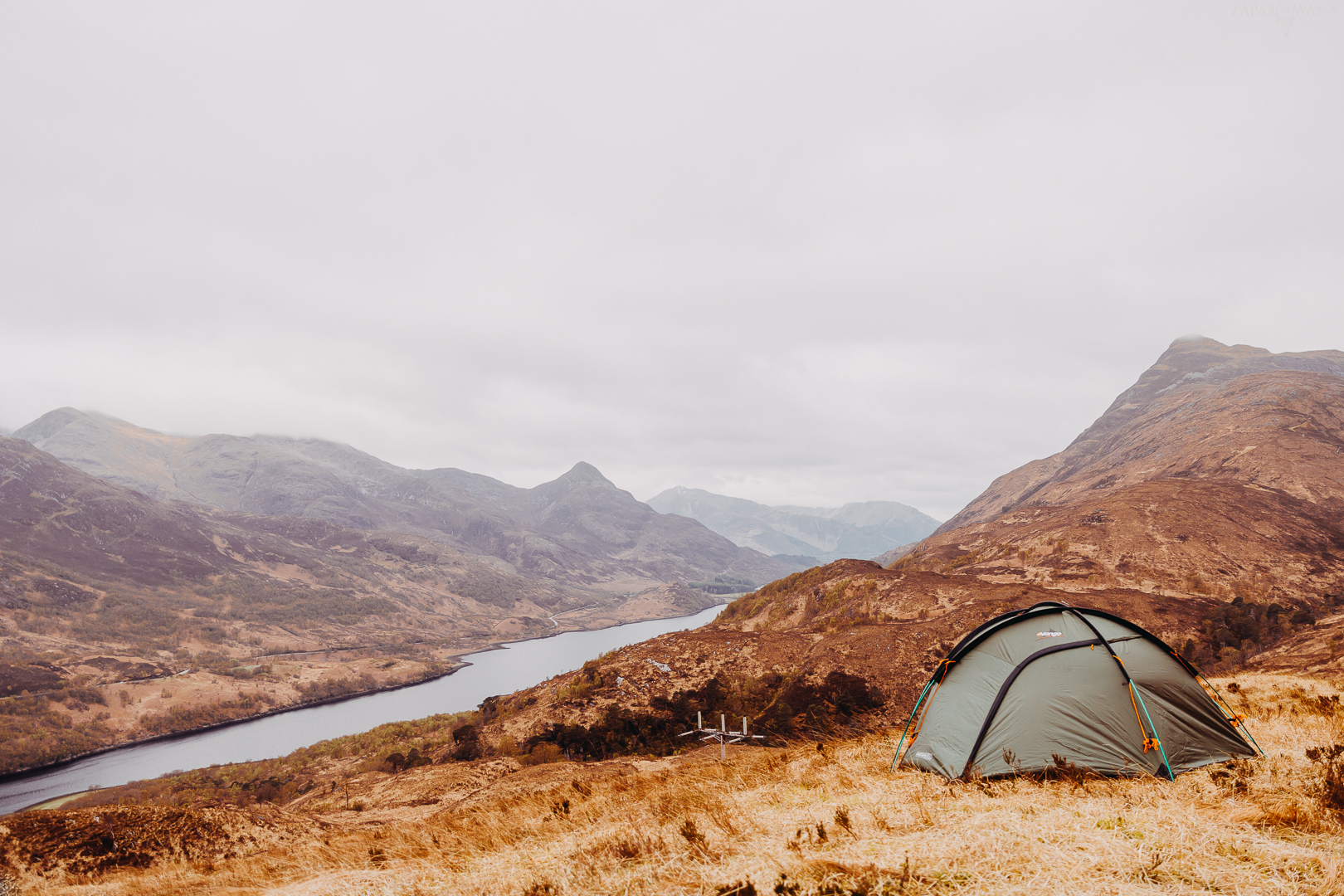 Szkocja - ZAPAROWANA - Kinlochleven - Glen Coe - Camping